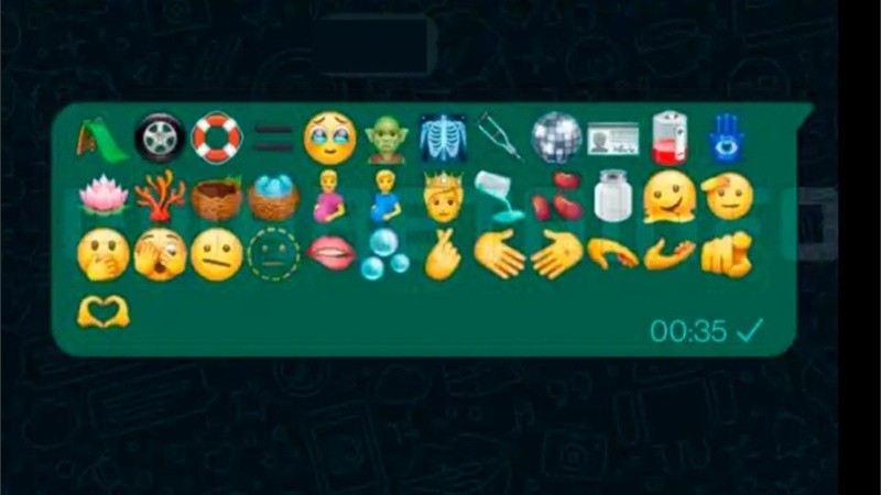 Los nuevos emojis ya están disponibles para los usuarios de la versión beta de WhatsApp.