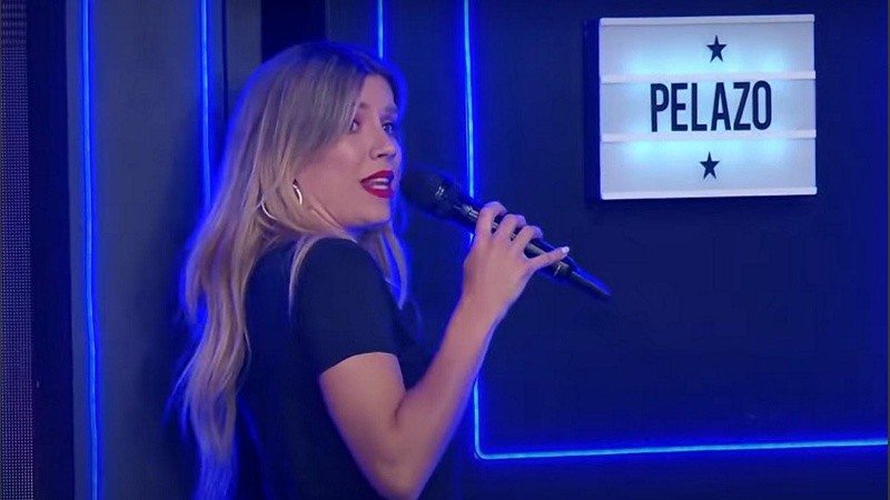 Laurita Fernández, sorprendida por una participante.