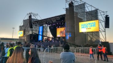 La vigilia arrancó pasada las 16.