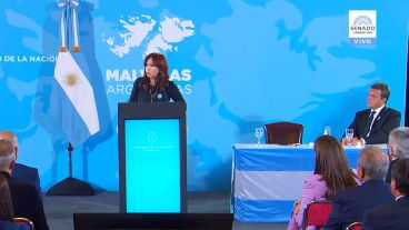 El acto de este sábado a la tarde en el Congreso nacional.