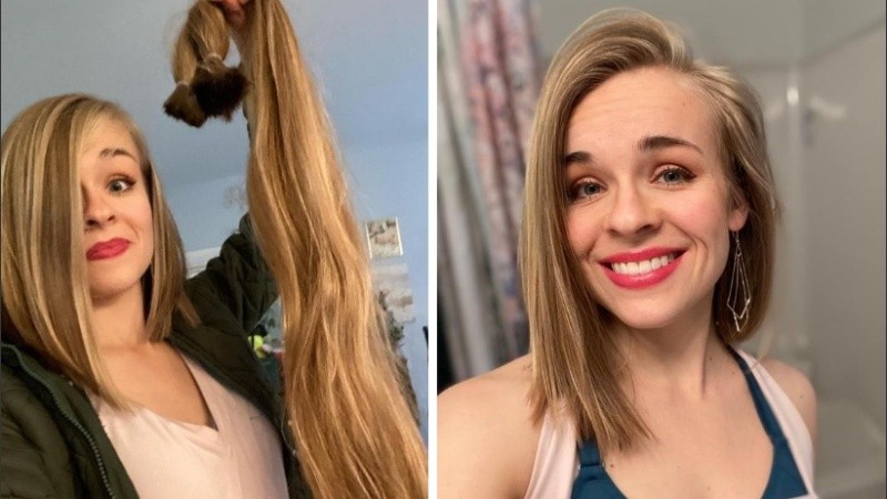 La joven mostró su nuevo corte a los miles de seguidores que tiene en redes.