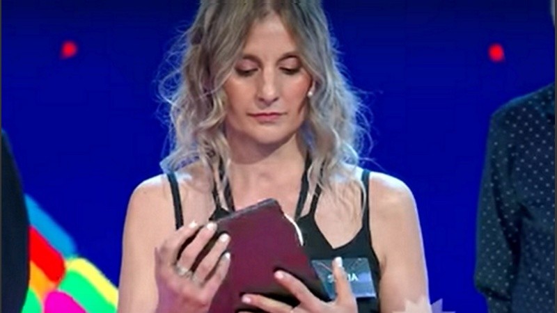 Silvia, ganadora de Los 8 escalones del millón