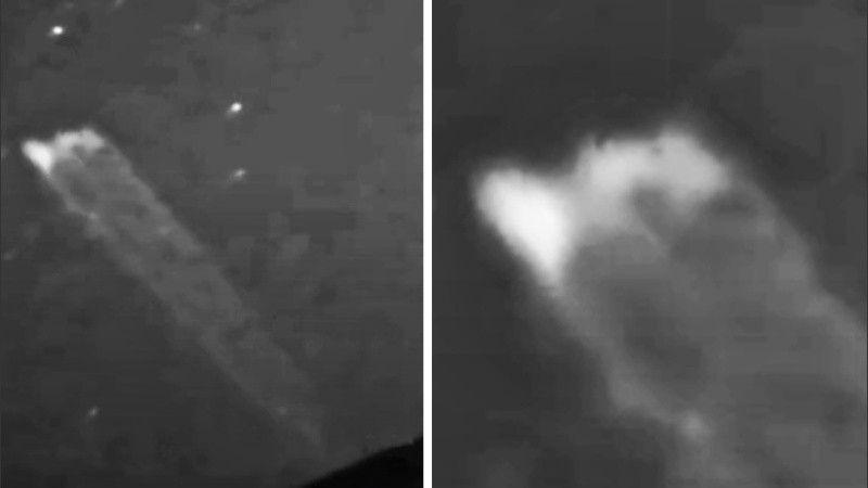 Creen que se trata de una nave espacial abandonando la Tierra.