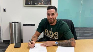 Luca Vildoza había llegado a la NBA para jugar en los New York Knicks, pero se lesionó.