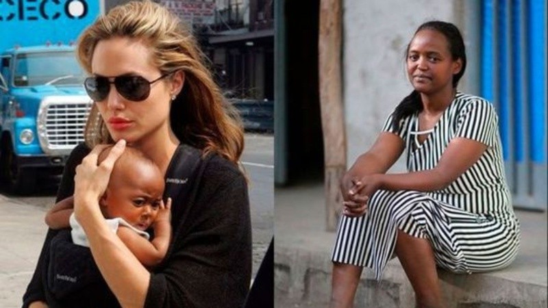 Mentewab contó que cuando su familia se enteró de que estaba embarazada la corrieron de su casa, fue entonces cuando se fue a Hosanna, una pequeña ciudad de Etiopía donde nació Zahara.