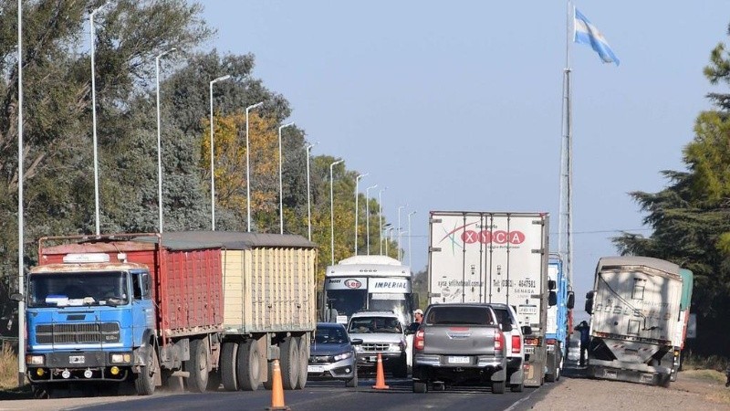 El corte afecta a distintas rutas del sur de Córdoba