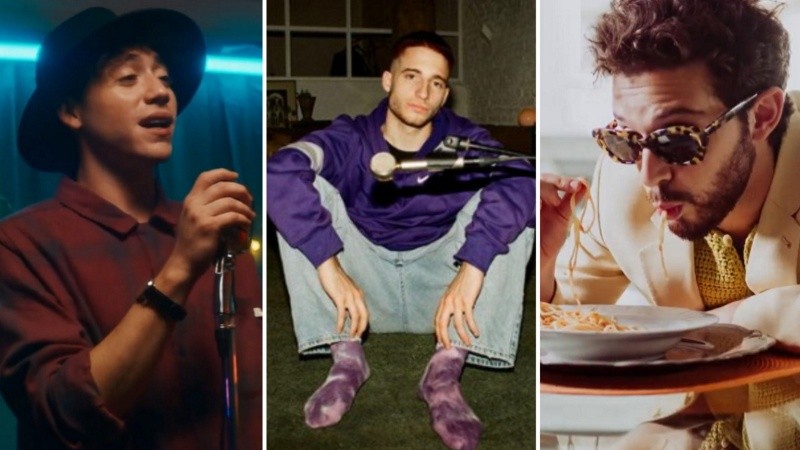 Paulo Londra, Wos y Ruggero.