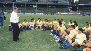 Marchetta al frente de un inolvidable plantel canalla, con jugadores que luego serían grandes figuras