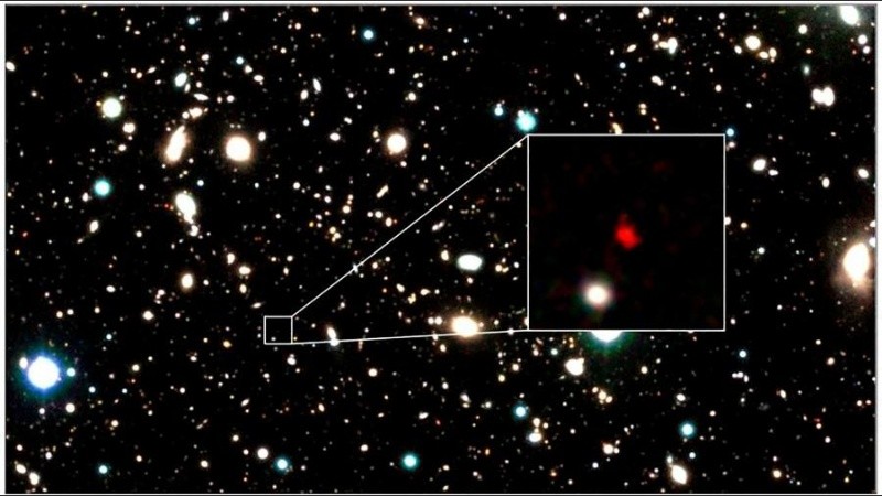 Esta galaxia nació 300 millones de años después del Big Bang.