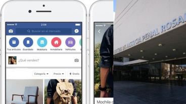 Los imputados en el Centro de Justicia Penal de Rosario.