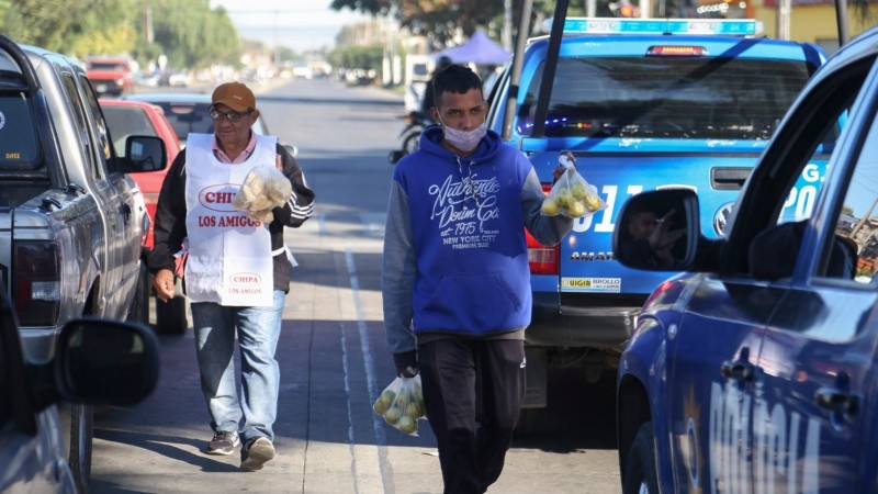 La inflación en alimentos impacta en el rubro de los vendedores callejeros.