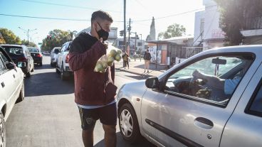 La inflación en alimentos impacta en el rubro de los vendedores callejeros.