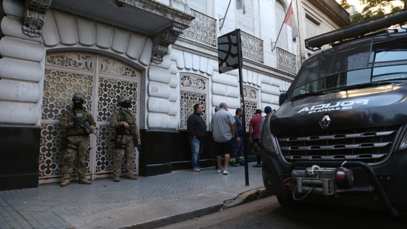 Las TOE trabajan en el lugar