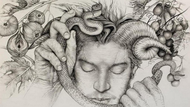 Una de las obras del artista plástico Gabriel Perrone.