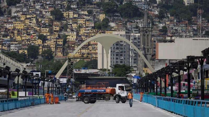 El hecho ocurrió afuera del sambódromo.