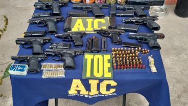 Las armas fueron secuestradas por segunda vez en un operativo policial.