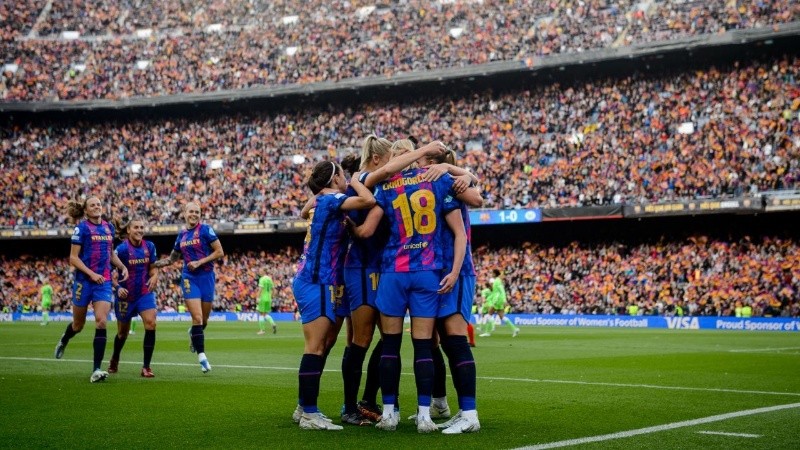 Fue en la goleada ante el Wolfsburgo.