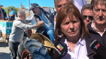 Rodríguez Larreta y Patricia Bullrich, dos de los dirigentes del PRO que se subieron a los tractores.