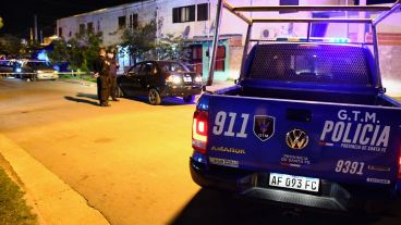 Los tres bebés quedaron en medio de las balas.