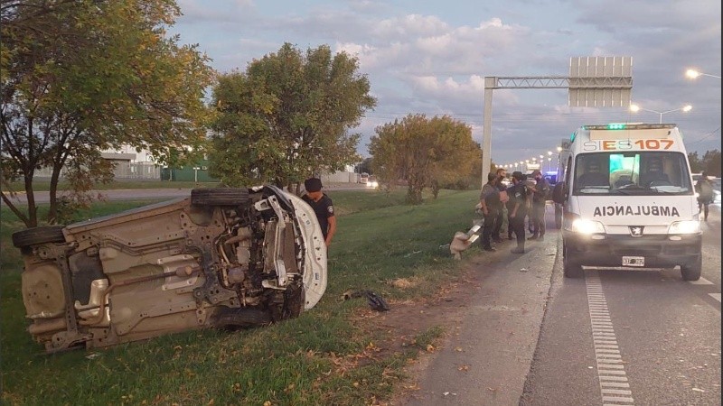 La escena del impresionante despiste en Circunvalación