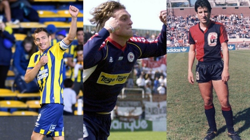 Ruben, Armani y Ramos, los tres con más goles en el fútbol de Rosario.