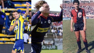 Ruben, Armani y Ramos, los tres con más goles en el fútbol de Rosario.
