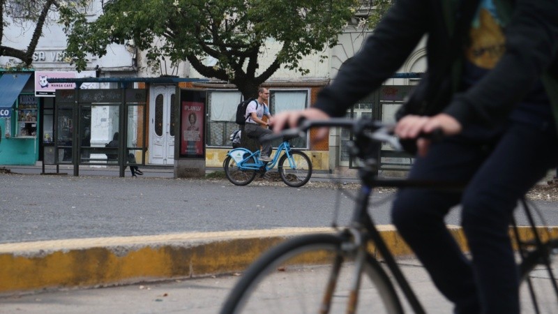 Así estaba el panorama en la ciudad este martes con el paro de colectivos