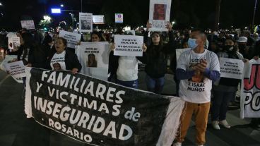 La Asociación Familiares y Víctimas de Inseguridad marcharon otra vez.