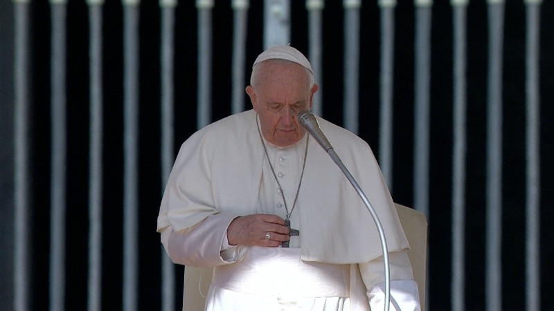El Papa volvió a pedir por la situación en Ucrania.