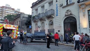 Intervinieron dos dotaciones de bomberos.