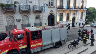 Intervinieron dos dotaciones de bomberos.