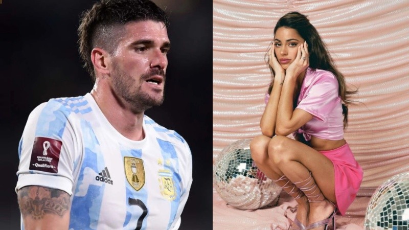 Rodrigo de Paul y Tini Stoessel.