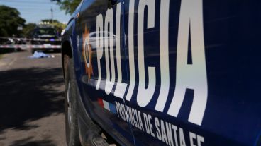 La Policía trabajaba en el lugar del crimen.