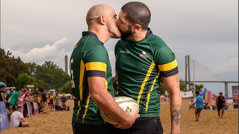 Una de la fotografía que integran la muestra Sport friendly: la cancha de la diversidad