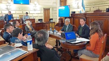 El Fiscal General en la Legislatura santafesina.