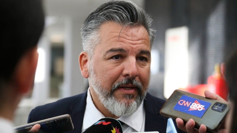 Néstor Antenucci habló con la prensa tras la primera audiencia en el caso del Viejo Cantero.