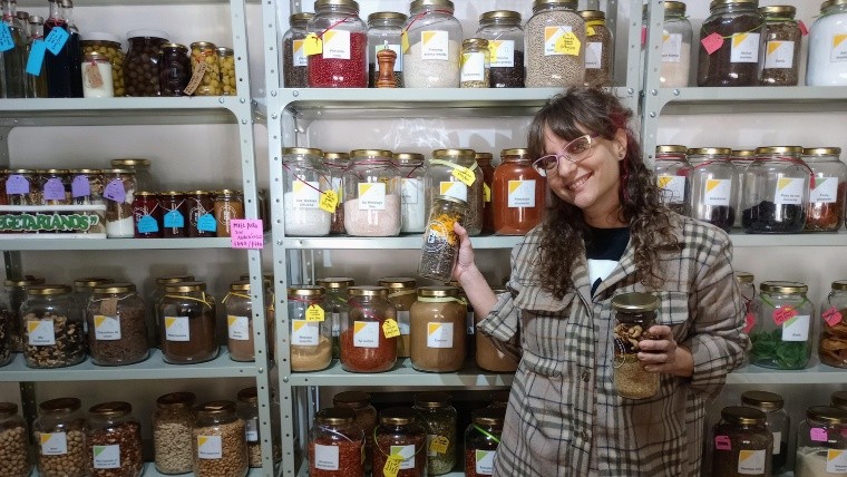 Rosa Aguirre, creadora de Byta Mercado en Rosario.