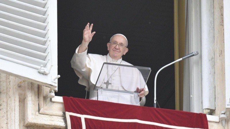 El Papa en la oración del Regina Caeli de este domingo.