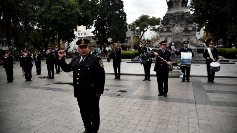 La banda de música de la Policía de Córdoba.