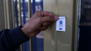 Las imágenes de los censistas haciendo su trabajo en Rosario este miércoles.