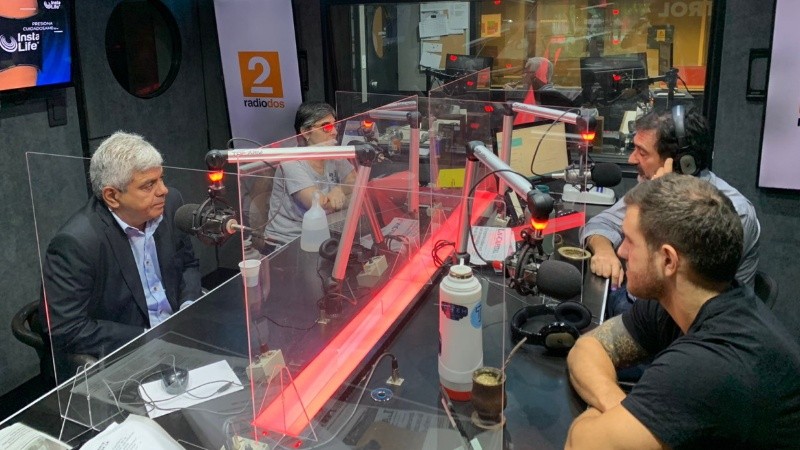 Jorge Baclini habló este jueves en Radiópolis, el programa que conduce Roberto Caferra en Radio 2.
