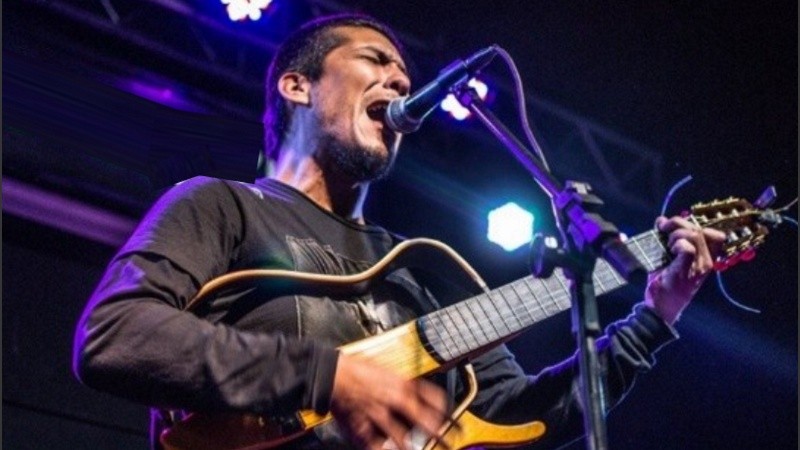 El cantautor Martín Reinoso.