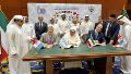 Perotti y Schiaretti firmaron en Kuwait el crédito para la obra del acueducto entre Santa Fe y Córdoba