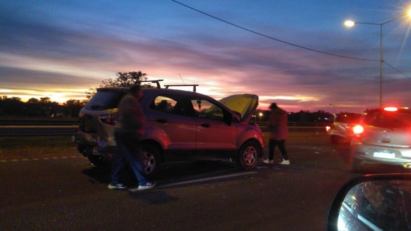 El choque fatal provocó otras colisiones menores. 