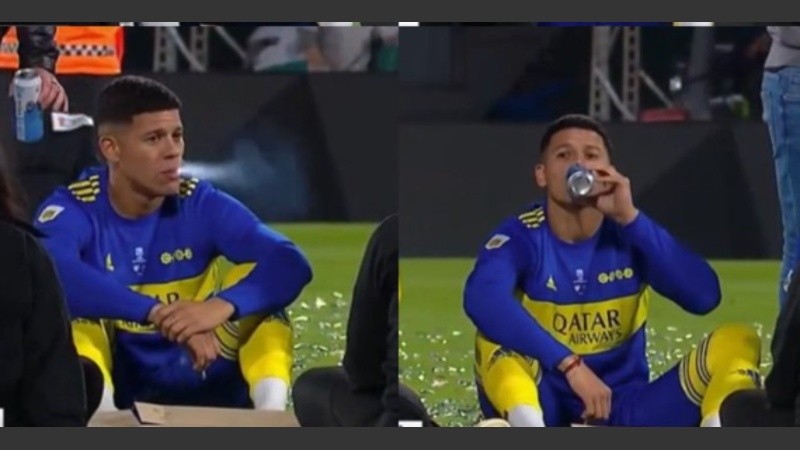 El jugador posteó una foto de Michael Jordan fumando un habano.