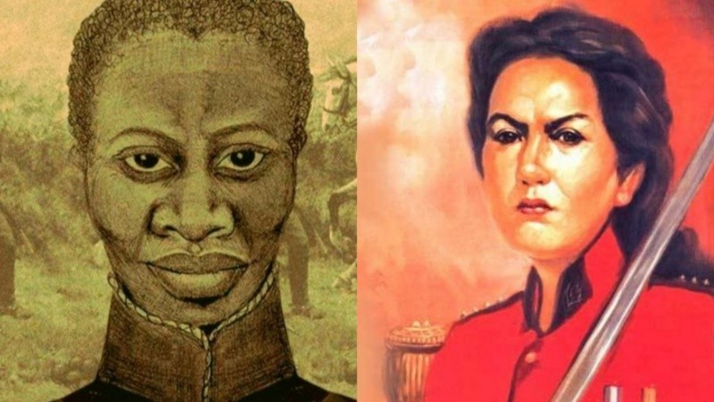 María Remedios del Valle y Juana Azurduy, heroínas de la historia argentina reconocidas en los billetes.