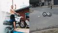 Video: “El Noba” sufrió un grave accidente con su moto en Florencio Varela y está en "estado crítico"