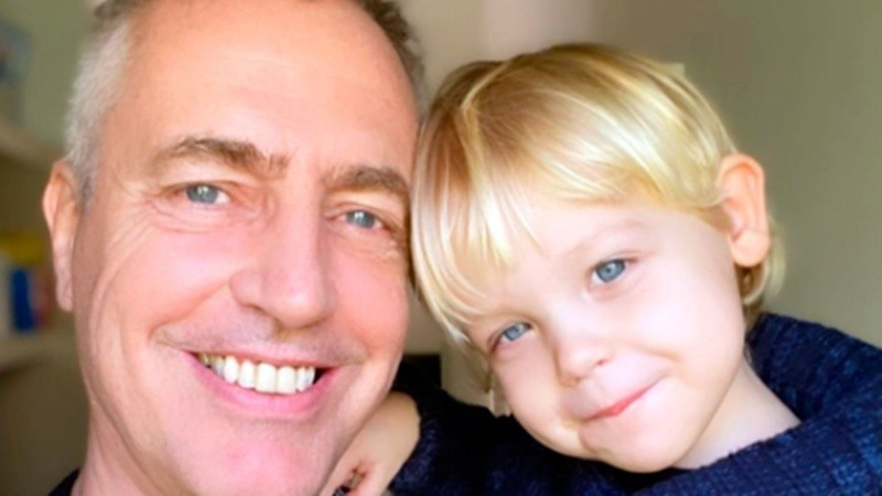 Marley y el pequeño Mirko.