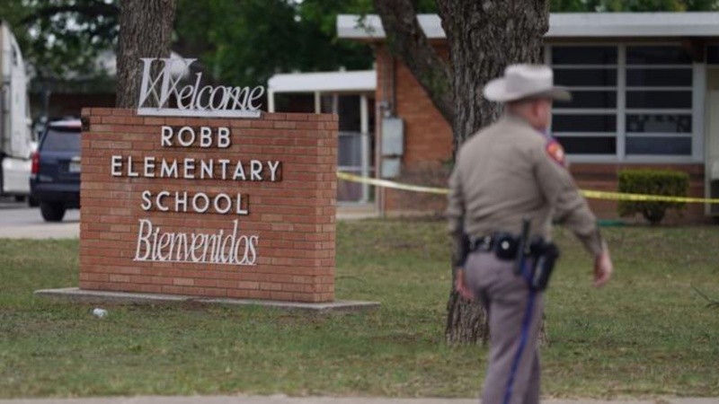 Escuela primaria Robb en Uvalde.