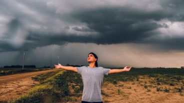 Ignacio es un apasionado de los fenómenos meteorológicos desde muy chico y en su Acebal natal se lo conoce como “el cazador de tormentas”.